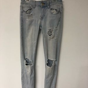 American eagle high rise jegging super stretch